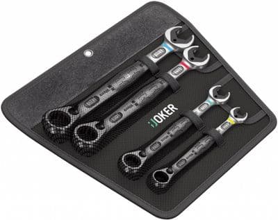 Wera 05020090001 4 Piece Joker Switch Ratcheting Combination Wrench Set