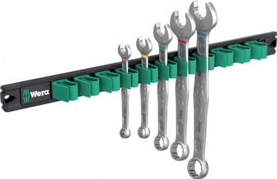 Wera 05020234001 5 Piece Metric Joker Ring Spanner Set With Magnetic Rail