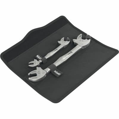 Wera 05020340001 6006 Joker Self-Setting Double Spanner 2 Piece Set