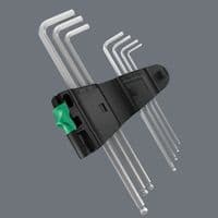 Wera 05021406001 9 Piece Hex Plus Short Chrome Plated Hex Key Set 1.5-10mm