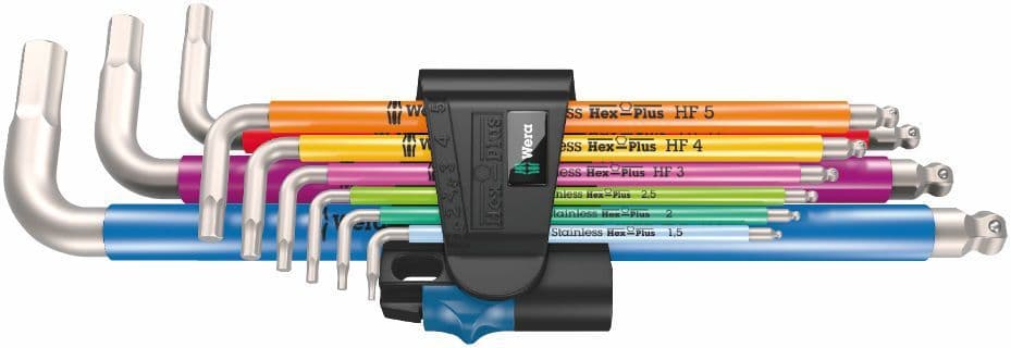 WERA HEX-PLUS  工具セット 楽天市場】WeraHex-Plus ロングボールポイント六角レンチセット