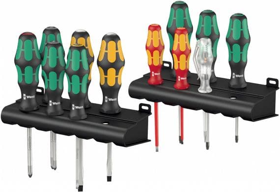 Wera 05051011001 12 Piece Kraftform Plus XXL 2 Screwdriver SET PH/PZ/TX/SL