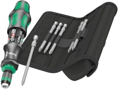 Wera 05051017001 Kraftform Kompakt 20 Tool Finder 2 With Pouch, 13 Piece