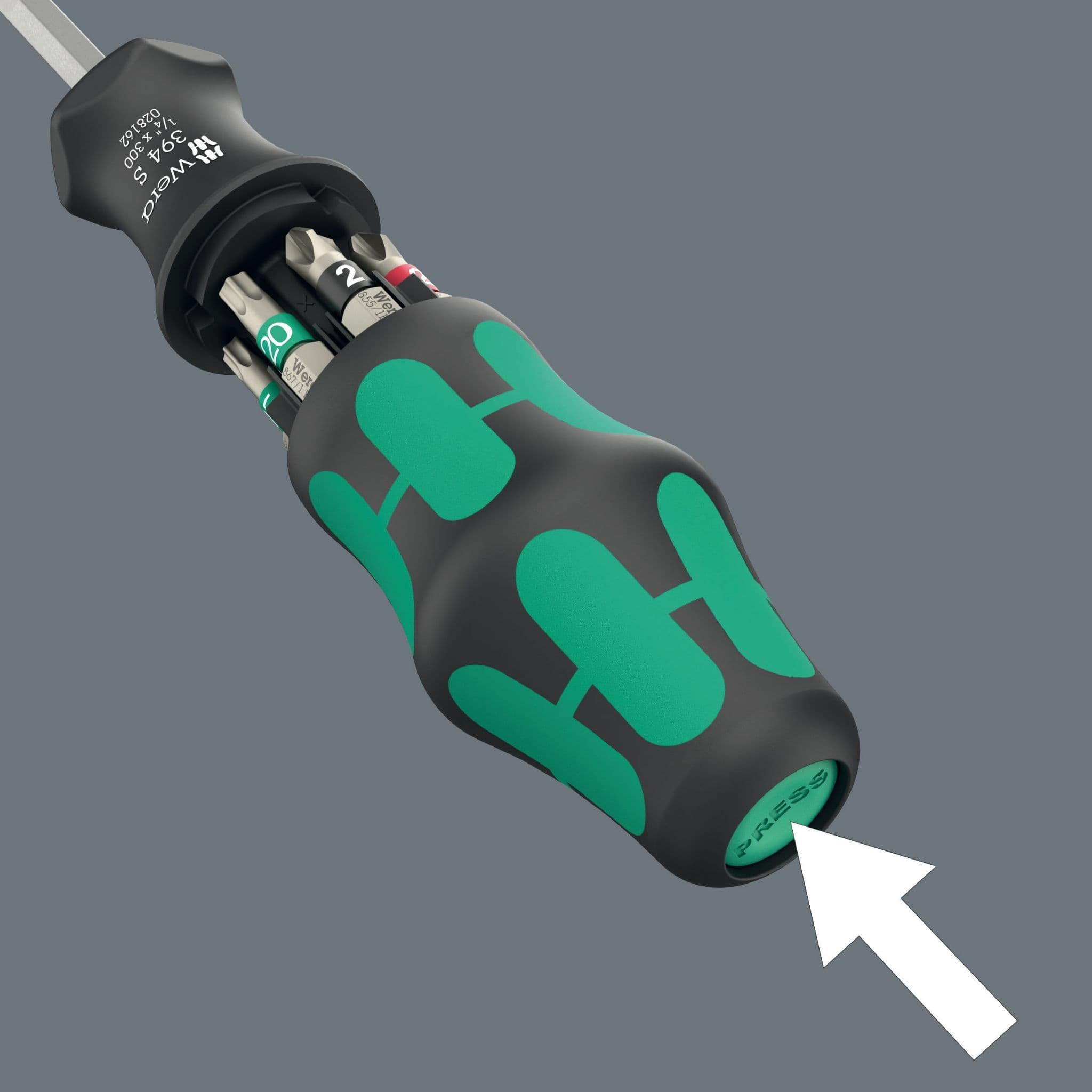 Wera 05051028001 7 Piece Kraftform Kompakt XL Universal Bitholding ...