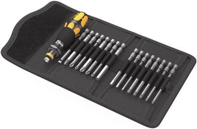 Wera 05051043001 17 Piece Kraftform Kompakt 60 ESD Screwdriver Set