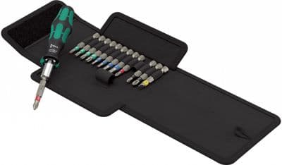 Wera 05051060001 14 Piece Kraftform Kompakt Bitholding Screwdriver Set