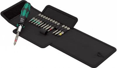 Wera 05051065001 14 Piece Kraftform Kompakt Imperial Bitholding Screwdriver Set
