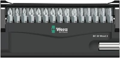 Wera 05057438001 30 Piece Bit-Check 30 For Wood Applications
