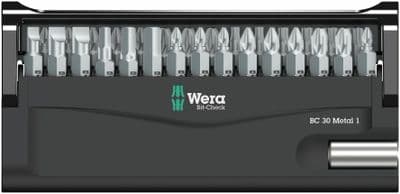 Wera 05057440001 30 Piece Bit-Check 30 For Metal Applications