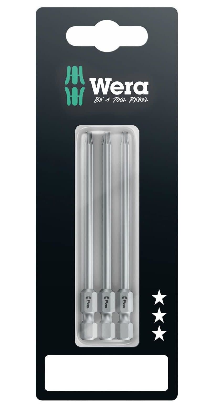 Embout TORX Wera TX50 X 35mm - 1/4" Extra-Rigide - Pour Vis TORX - Qualité Professionnelle