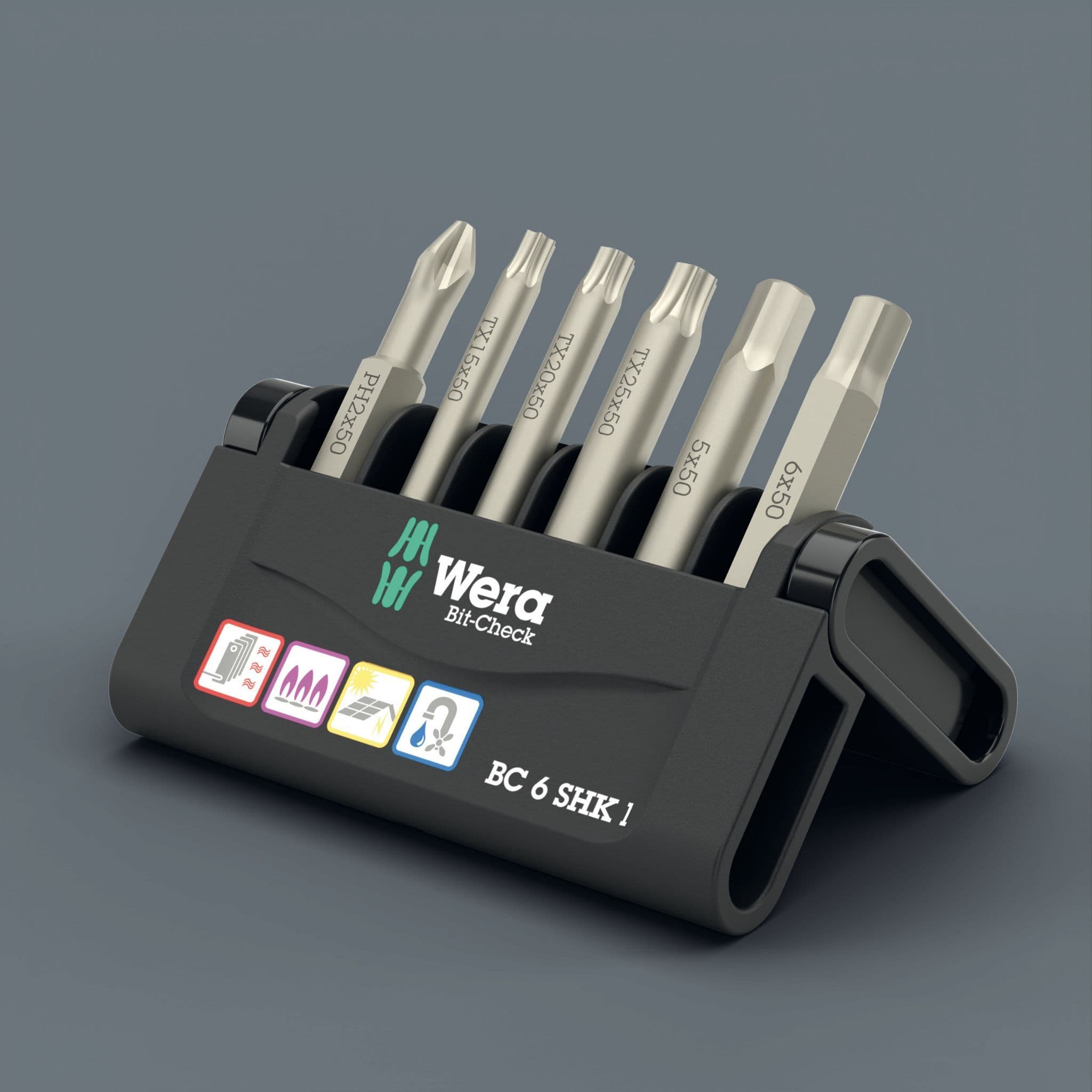Wera 05073631001 Bit-Check 6 Piece Bit Set