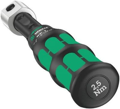 Wera 05075670001 2.5Nm Click-Torque XP 1 pre-set adjustable torque wrench for insert tools