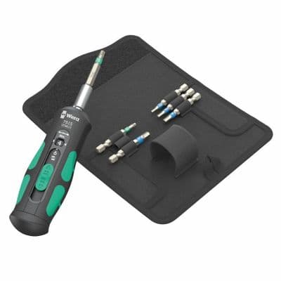 Wera 05075850001 7 Piece Kraftform Safe-Torque Speed Screwdriver Set 2 - 6Nm