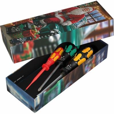 Wera 05135826001 Mixed Screwdriver 3 Piece Set In 2026 Christmas Box