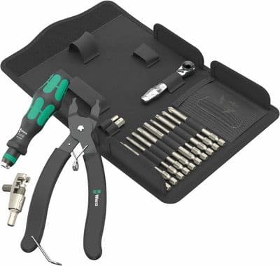 Wera 05136042001 Bicycle Chain-Tool Workshop Set 16 Piece
