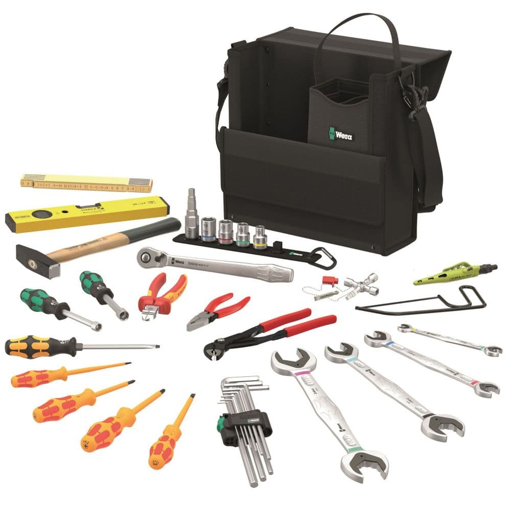 Wera 05136071001 Wera 2GO 35 Piece Plumbling Heating & Air-Conditioning ...