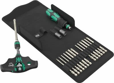 Wera 05136072001 Kraftform Kompakt Bitholding Screwdriver Set 1/4