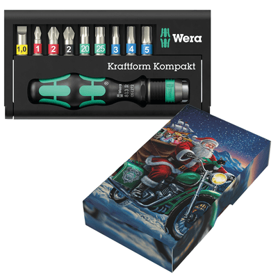 Wera 05340004001 Kraftform Kompakt 10 Christmas 2025 10 Piece Set