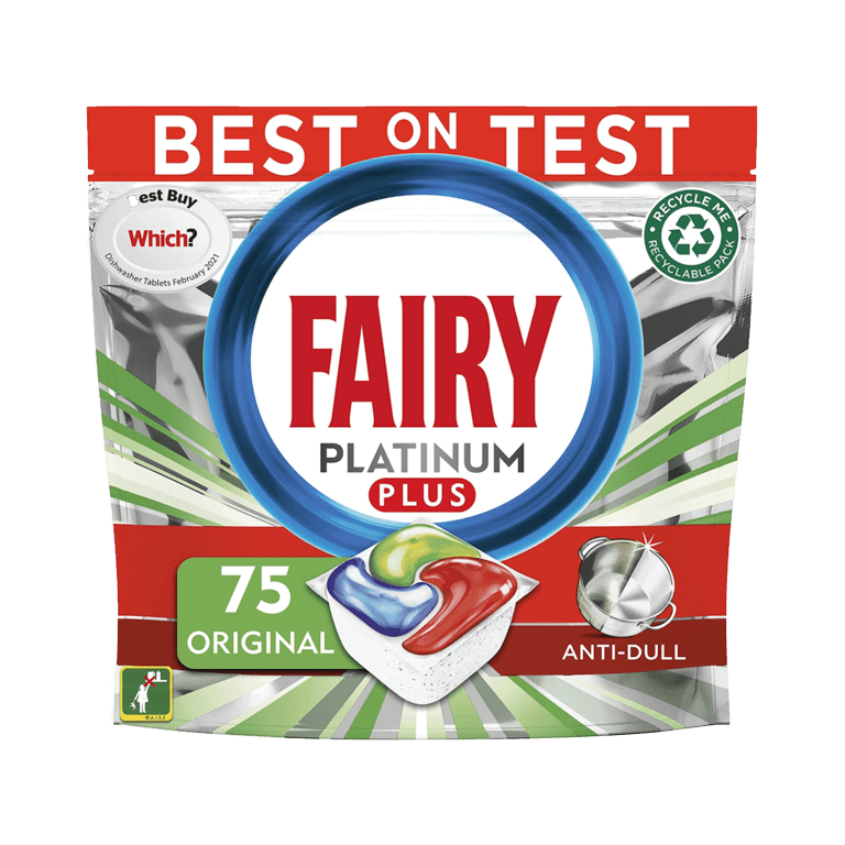 Fairy Dishwasher Tablets Platinum Pack 75 Original