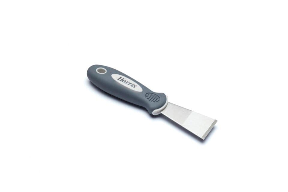 Harris Ultimate Preparation Paint Removing Tool – 38mm, Steel, Soft Grip Handle, Grey