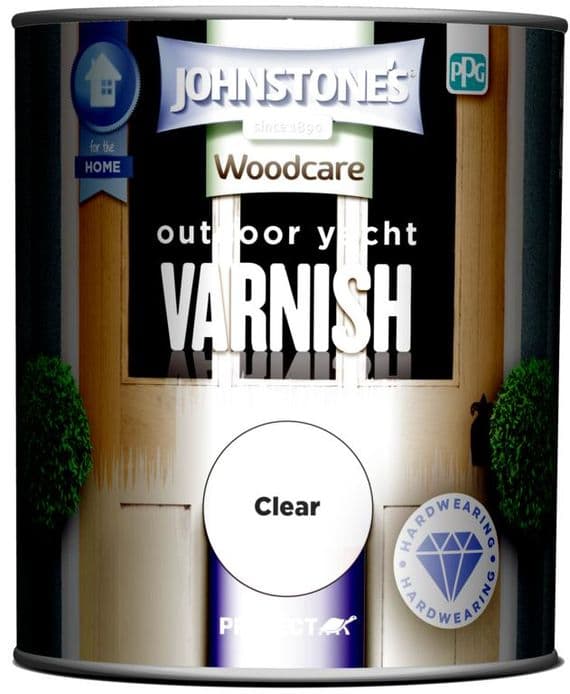 Johnstone s Outdoor Yacht Varnish Gloss 750ml Clear Gloss
