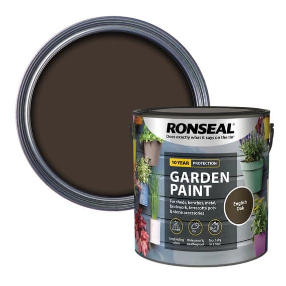 Ronseal Garden Paint 2 5L English Oak