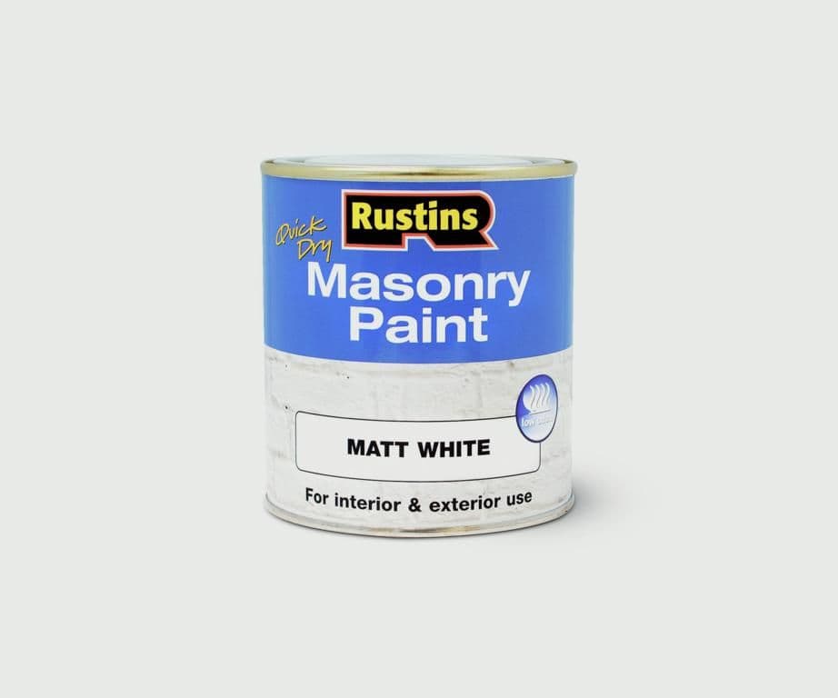 Rustins Masonry Paint 250ml White