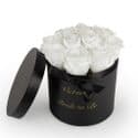 One Year Roses XL 12-14 Roses All Colours Black Personalised Box