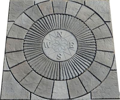 1800mm Rotunda Compass Slate Grey Plus Infill Slate Grey