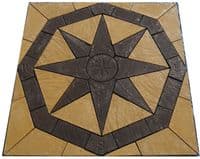 2400mm Octagonal Compass Kit Slate Grey and Buff