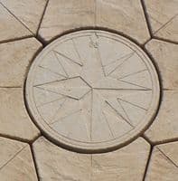 2400mm Octagonal Compass Slate Grey / Buff