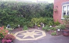 2400mm Octagonal Compass Slate Grey / Buff
