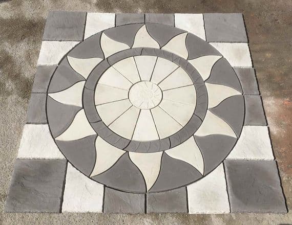 2560mm Aztec Sun Slate Grey /White