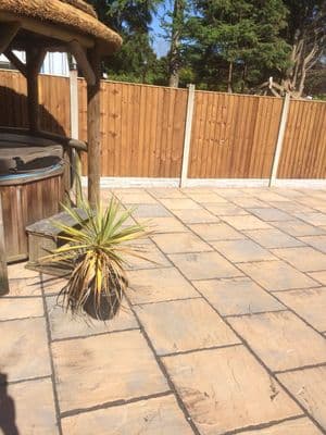 3.6m x 3.6m Yorkstone Weathered Bronze