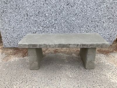 3ft Rustic Garden Bench Antique Green.