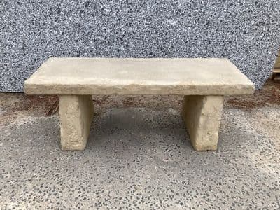 3ft Rustic Garden Bench Buff