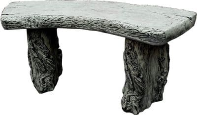 Curved woodland bench ( collected price )
