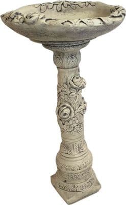 Rose bird bath Large Top ( collected price )