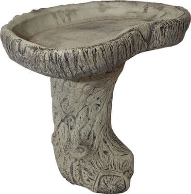 Short Log Bird Bath ( collected price )
