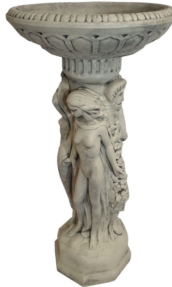 Three Graces Bird Bath collected price
