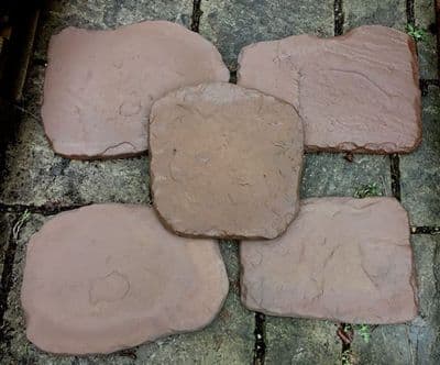 Tobishi Stepping Stone ( 5 Patterns ) Brown (1)