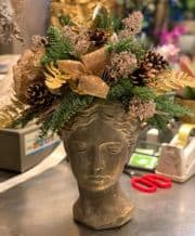 Head Christmas Arrangement