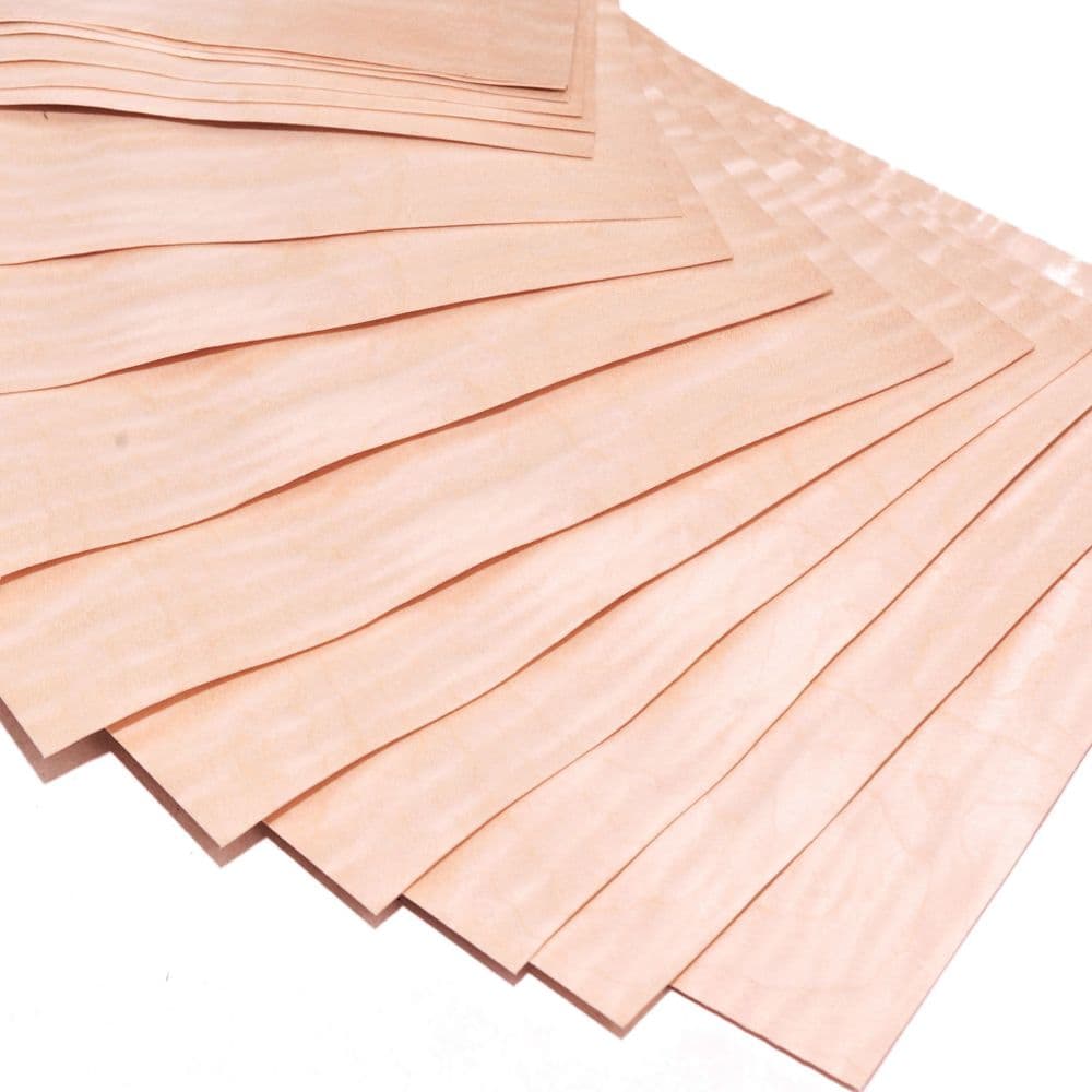 Figured Maple real wood veneer sheets for sale.