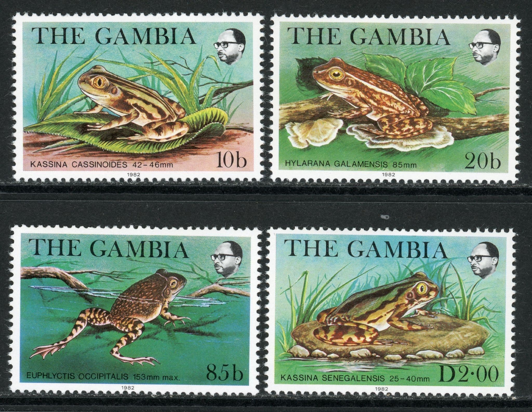 Gambia 1982 SG 484487 U/M 10