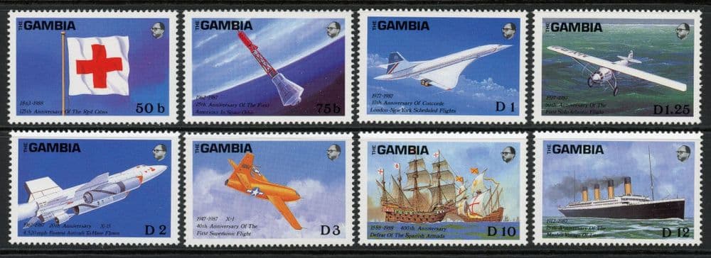 Gambia 1988 SG 784791 U/M