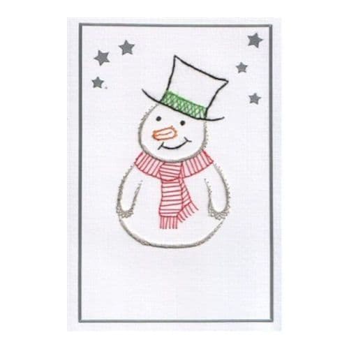 Christmas Card - Jolly Snowman