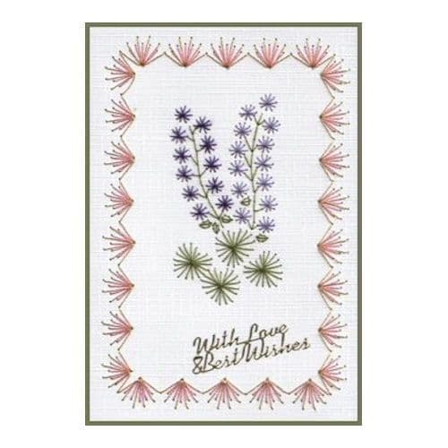 Flower Card - Lavender