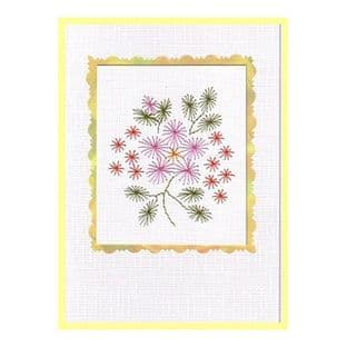 Flower Card - Rosa