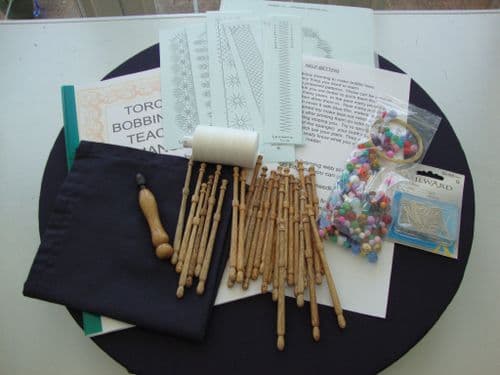 NEW Lace Making Starter Kit with 16" pillow