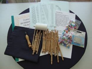 NEW Lace Making Starter Kit with 16" pillow